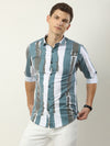 Lycra Digital Print Shirt - Stylish and Vibrant