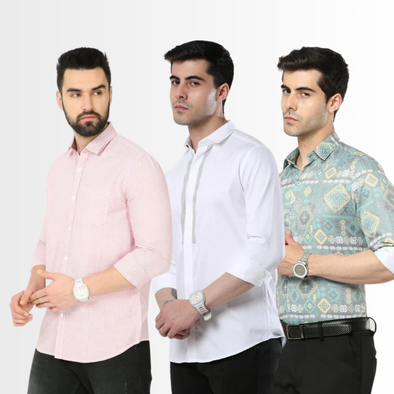 3-in-1 Stylish Shirts Combo