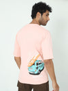 Swell Pink Oversized T-Shirt - Stylish Cotton Round Neck Tee