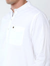 Traditional Plain White Solid Kurta