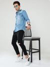 Premium 50'S Indigo Lovly Blue Denim