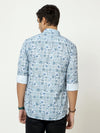 Premium Fancy Light Blue Digital Print Shirt