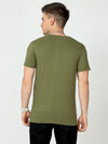 Basic Green Plain T-Shirt | Slim Fit, Casual Style