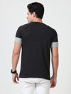 Classy Black Fearless T Shirt - Stylish Men's Casual Slim Fit Tee