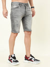 Prance Faded Grey Denim Shorts - Stylish and Comfortable Men's Shorts