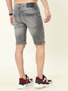 Prance Faded Grey Denim Shorts - Stylish and Comfortable Men's Shorts