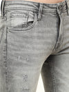 Prance Faded Grey Denim Shorts - Stylish and Comfortable Men's Shorts