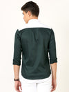 Classy Party Wear Dark Green Shirt: Elevate Your Style with Sophistication