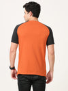 Slim Fit Orange Crew-Neck T-Shirt | Casual Style, Simple Design