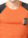 Slim Fit Orange Crew-Neck T-Shirt | Casual Style, Simple Design