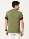 Classy Green Fearless T-Shirt | Slim Fit, Printed Design