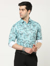 Opluent Azure Floral Shirt