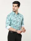 Opluent Azure Floral Shirt