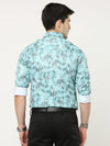 Opluent Azure Floral Shirt