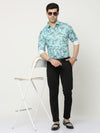 Opluent Azure Floral Shirt