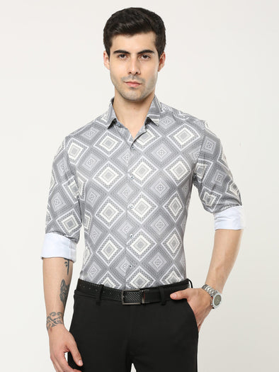 Opluent Greyish Slaty Shirt