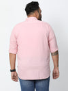 Fervid Pink Duo Pocket Shirt - Stylish Cotton Casual Wear for Men