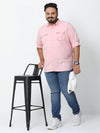 Fervid Pink Duo Pocket Shirt - Stylish Cotton Casual Wear for Men