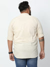 Fervid Beige Duo Pocket Shirt - Stylish Cotton Casual Wear