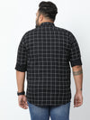 Structured Black Shirt - Stylish Printed Cotton Slim Fit Casual Wear